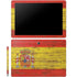 Spain Flag Dark Wood Galaxy Book 12in Skin